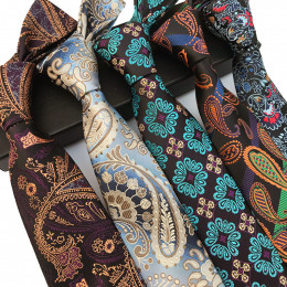 Изысканные яркие мужские галстуки из шёлка