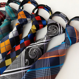Мужские жаккардовые деловые галстуки с геометрическими принтами